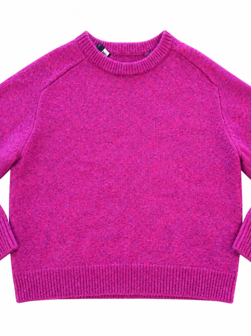 J.Crew Alpaca Merino Wool Blend Sweater Magenta Pink Purple Crewneck M